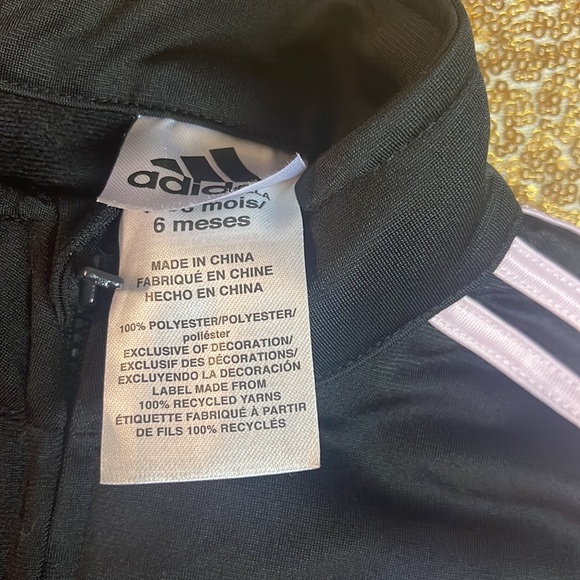 Black and Pink Adidas Track Suit - Picture 6 of 6